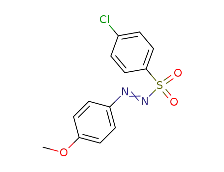 Molecular Structure of 64170-90-7 (Diazene, [(4-chlorophenyl)sulfonyl](4-methoxyphenyl)-)