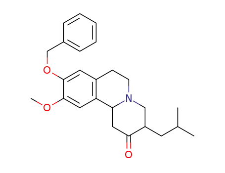 9-(benzyloxy)-3-isobutyl-10-methoxy-1,3,4,6,7,11b-hexahydro-2H-pyrido[2,1-a]isoquinolin-2-one