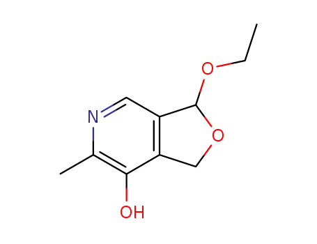 3-ethoxy-6-methyl-1,3-dihydro-furo[3,4-<i>c</i>]pyridin-7-ol