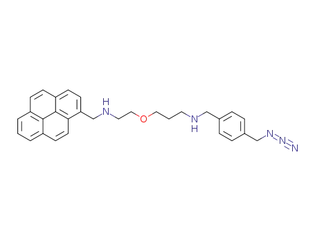 2-(pyren-1-ylmethylamino)ethyl 3-N-(4-(azidomethyl)benzyl)-aminopropyl ether