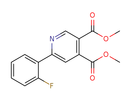 dimethyl 6-(2-fluorophenyl)pyridine-3,4-dicarboxylate