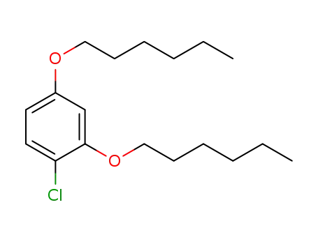 Molecular Structure of 851228-26-7 (Benzene, 1-chloro-2,4-bis(hexyloxy)-)