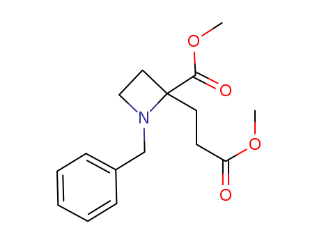 methyl 1-benzyl-2-(3-methoxy-3-oxopropyl)azetidine-2-carboxylate