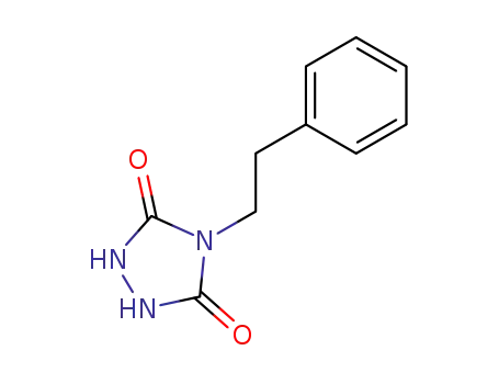Molecular Structure of 85694-45-7 (4-Phenethyl-1,2,4-triazolidine-3,5-dione)