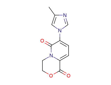 Molecular Structure of 1402004-16-3 (7-(4-methyl-1H-imidazol-1-yl)-3,4-dihydropyrido[2,1-c][1,4]oxazine-1,6-dione)