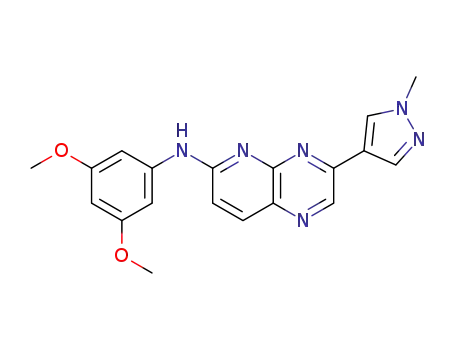C<sub>19</sub>H<sub>18</sub>N<sub>6</sub>O<sub>2</sub>
