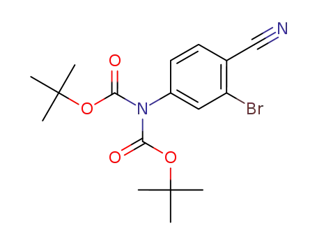 N-(3-bromo-4-cyanophenyl)imidodicarbonic acid bis(1,1-dimethylethyl) ester