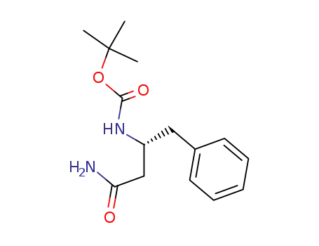 N-[(2R)-1-carbamoyl-3-phenylpropan-2-yl]carbamic acid tert-butyl ester