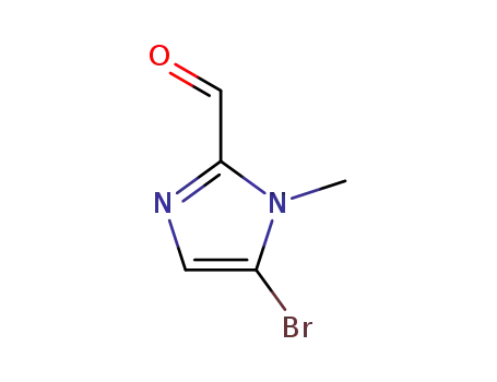 Molecular Structure of 79326-88-8 (5-BROMO-1-METHYL-1H-IMIDAZOLE-2-CARBALDEHYDE)