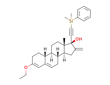 3-ethoxy-16-methylene-17α-dimethylphenylsilylethynyl-17β-hydroxy-19-norandrosta-3,5-diene