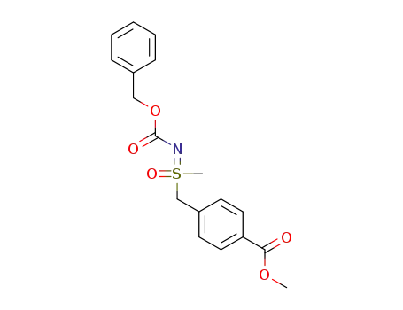 methyl 4-((N-((benzyloxy)carbonyl)-S-methylsulfonimidoyl)methyl)benzoate