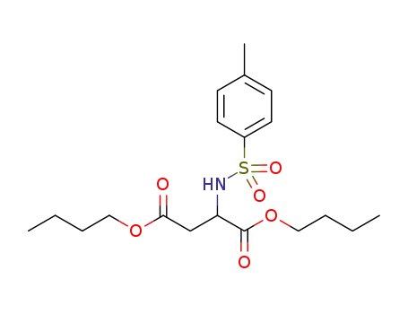 Molecular Structure of 1417416-02-4 (dibutyl 2-(tosylamino)succinate)