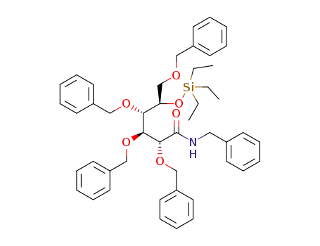 (2R,3S,4S,5R)-N-benzyl-2,3,4,6-tetrabenzyloxy-5-triethylsiloxyhexanamide