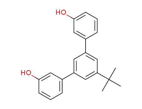 Molecular Structure of 1428946-28-4 (5'-tert-butyl-(1,1':3',1-terphenyl)-3,3-diol)