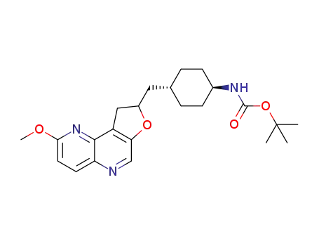 [trans-4-(8-methoxy-1,2-dihydro-3-oxa-5,9-diaza-cyclopenta[a]naphthalen-2-ylmethyl)-cyclohexyl]-carbamic acid tert-butyl ester