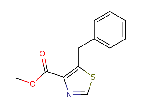 Molecular Structure of 864437-38-7 (methyl 5-benzylthiazole-4-carboxylate)