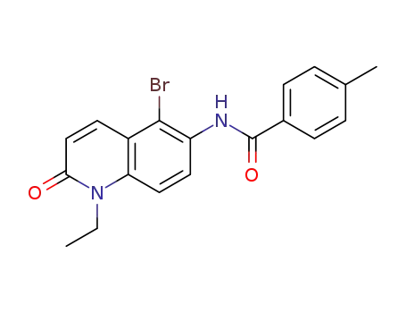 N-(5-bromo-1-ethyl-2-oxo-1,2-dihydroquinolin-6-yl)-4-methylbenzamide