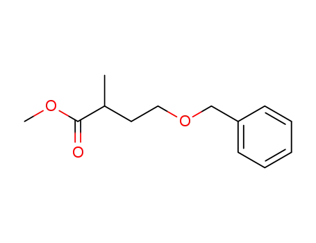 Butanoic acid, 2-methyl-4-(phenylmethoxy)-, methyl ester