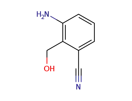 Molecular Structure of 1347720-24-4 (2-amino-6-cyanobenzyl alcohol)