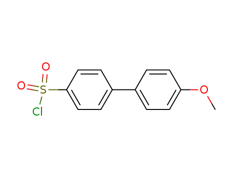 Molecular Structure of 202752-04-3 (4'-METHOXY[1,1'-BIPHENYL]-4-SULFONYL CHLORIDE)