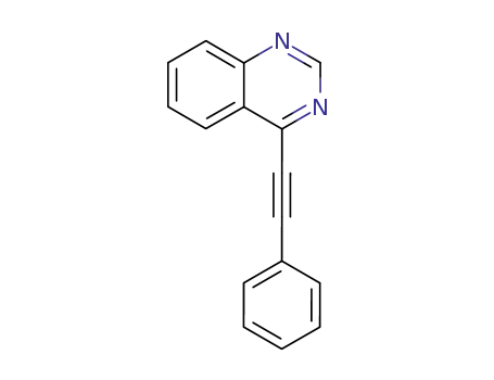 Molecular Structure of 69696-30-6 (4-(Phenylethynyl)quinazoline)