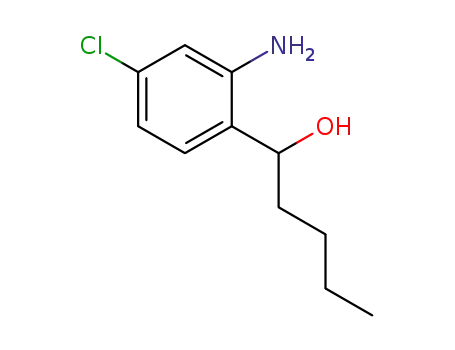 Molecular Structure of 1347720-50-6 (1-(2-amino-4-chlorophenyl)pentyl-1-alcohol)