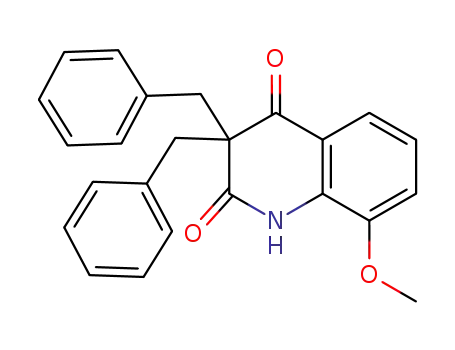 3,3-dibenzyl-8-methoxy-1H-quinoline-2,4-dione