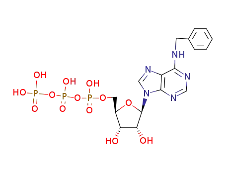Molecular Structure of 40922-97-2 (N-BENZYLADENOSINE TRIPHOSPHATE, TRIETHYLAMMONIUM SALT)