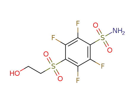 2,3,5,6-tetrafluoro-4-[(2-hydroxyethyl)sulfonyl] benzenesulfonamide