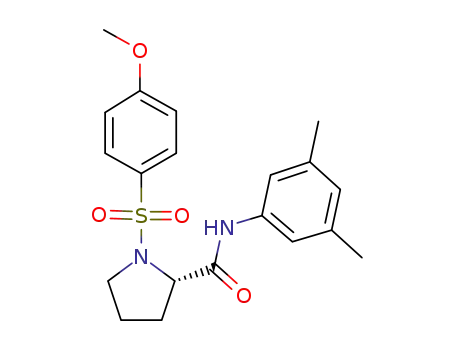 (S)-1-(4-methoxy-benzenesulfonyl)-pyrrolidine-2-carboxylicacid (3,5-dimethyl-phenyl)-amide