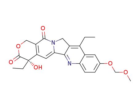 Molecular Structure of 1246815-54-2 (10-O-Methoxymethyl SN-38)