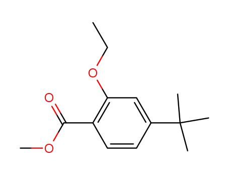 Molecular Structure of 870007-39-9 (4-TERT-BUTYL-2-ETHOXY-BENZOIC ACID METHYL ESTER)