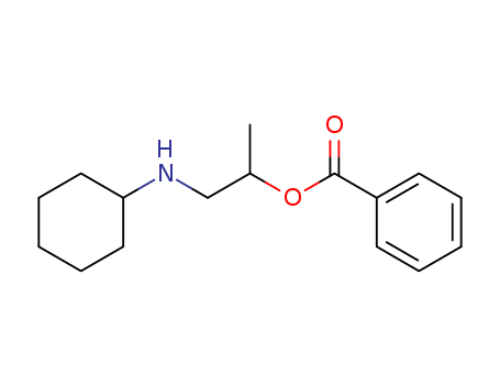 2-Propanol,1-(cyclohexylamino)-, 2-benzoate