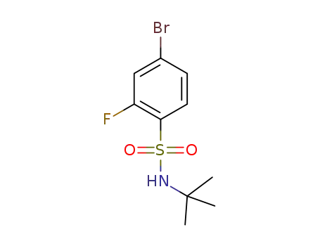 4-bromo-N-(tert-butyl)-2-fluorobenzenesulfonamide