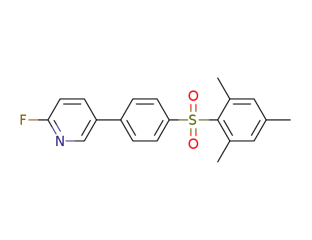 2-fluoro-5-[4-(2,4,6-trimethyl-benzenesulfonyl)-phenyl]-pyridine