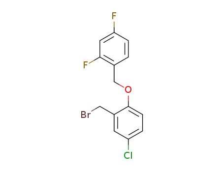 2-(bromomethyl)-4-chloro-1-((2,4-difluorobenzyl)oxy)benzene