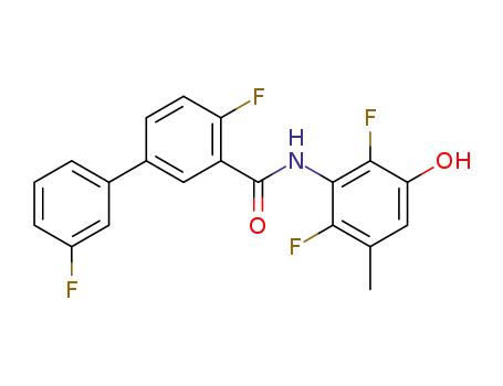N-(2,6-difluoro-3-hydroxy-5-methyl-phenyl)-2-fluoro-5-(3-fluorophenyl)benzamide