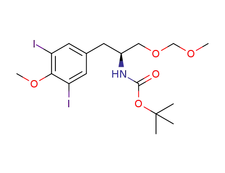 (S)-tert-butyl 1-(3,5-diiodo-4-methoxyphenyl)-3-(methoxymethoxy)propan-2-ylcarbamate