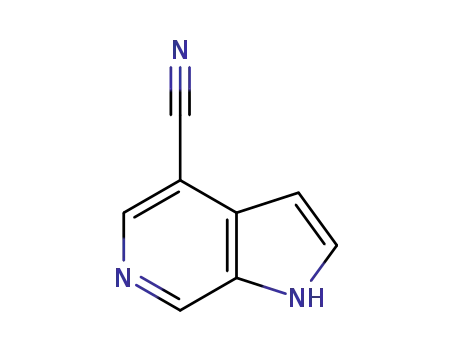 Molecular Structure of 1190319-59-5 (1H-pyrrolo[2,3-c]pyridine-4-carbonitrile)