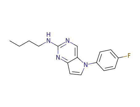 N-butyl-5-(4-fluorophenyl)-5H-pyrrolo[3,2-d]pyrimidin-2-amine