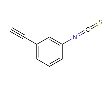 Molecular Structure of 244246-95-5 (Benzene, 1-ethynyl-3-isothiocyanato- (9CI))