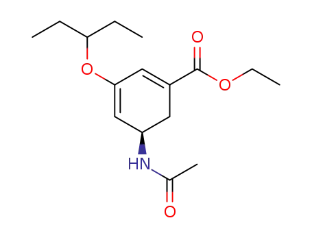 (5R)-ethyl 5-acetylamino-3-(pentan-3-yloxy)cyclohexa-1,3-dienecarboxylate