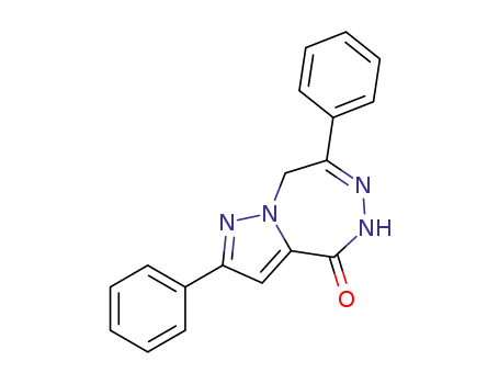 5,8-dihydro-2,7-diphenyl-4H-pyrazolo[5,1-d][1,2,5]triazepin-4-one