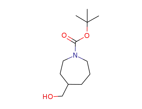 Molecular Structure of 1065608-51-6 (1-Boc-azepane-4-Methanol)
