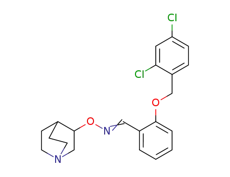 2-(2,4-dichlorobenzyloxy)benzaldehyde O-quinuclidin-3-yl oxime