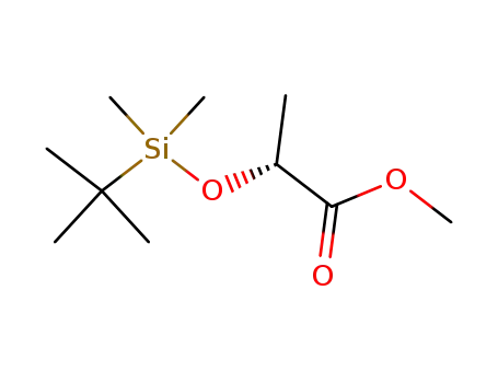 Propanoic acid, 2-[[(1,1-dimethylethyl)dimethylsilyl]oxy]-, methyl ester,
(2R)-