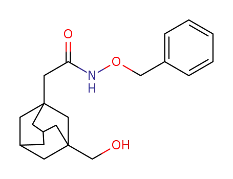 Molecular Structure of 1424323-34-1 (N-benzyloxy-2-(3-hydroxymethyl-1-adamantyl)acetamide)