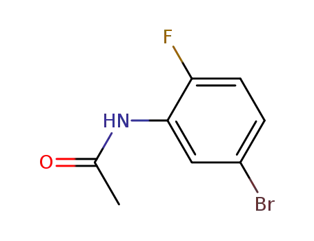 Molecular Structure of 88288-12-4 (N-Acetyl 5-bromo-2-fluoroaniline)