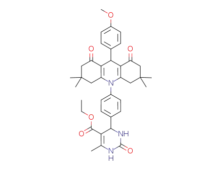 ethyl-1,2,3,4-tetrahydro-4-(4-(1,2,3,4,5,6,7,8-octahydro-9-(4-methoxyphenyl)-3,3,6,6-tetramethyl-1,8-dioxoacridin-10(9H)-yl)phenyl)-6-methyl-2-oxopyrimidine-5-carboxylate