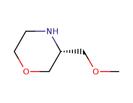 Molecular Structure of 696582-88-4 ((R)-3-(Methoxymethyl)morpholine HCl)